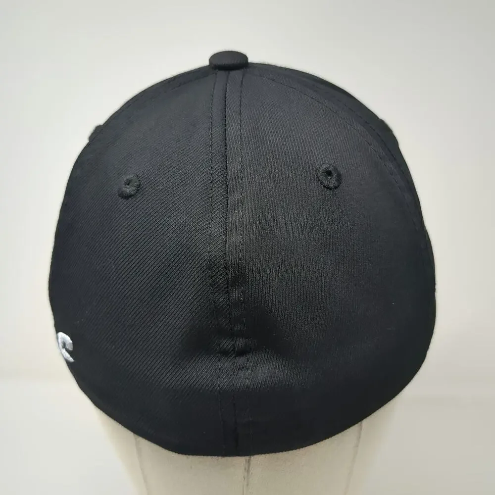 Champro Baseball Cap Black M West Valley Embroidered Stretch Fit Grey Under Hat